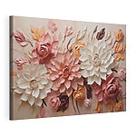 Tableaux Composition florale sur un mur