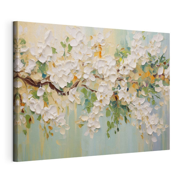 Tableaux Peinture représentant une fleur blanche