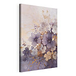 Tableaux Peinture représentant des fleurs sur un fond blanc