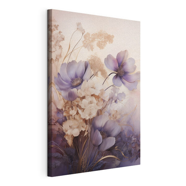 Tableaux - Des fleurs délicates aux teintes douces