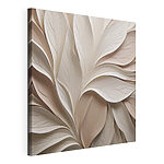 Tableaux Motif de feuille en papier inspiré de la nature