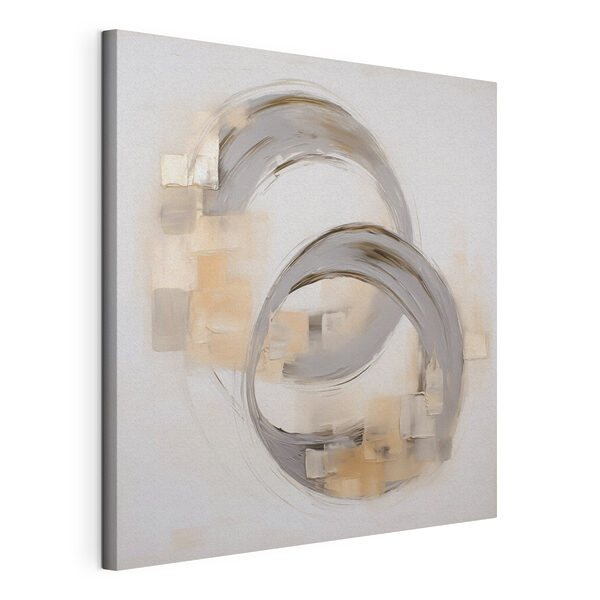 Tableaux Peinture représentant deux cercles