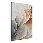 Tableaux Des formes fluides dans des tons doux et chaleureux