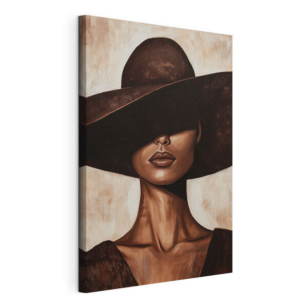 Tableaux Tableaux Femme portant un chapeau (UGS : s50319)