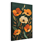 Tableaux Peinture représentant des fleurs et des feuilles