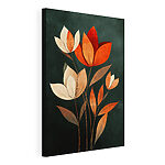 Tableaux Peinture représentant des fleurs et des feuilles
