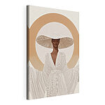 Tableaux Femme portant un chapeau et une robe