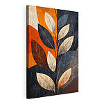 Tableaux Des feuilles aux couleurs vives et éclatantes
