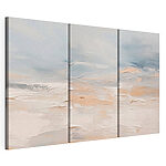 Impression sur toile modulaire Série de tableaux représentant une plage