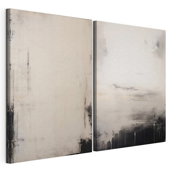 Impression sur toile modulaire Tableau représentant un homme et une femme