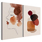 Impression sur toile modulaire Les formes abstraites inspirent l'expression créative