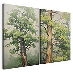 Impression sur toile modulaire Peinture représentant un arbre