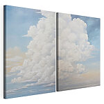 Impression sur toile modulaire Comparaison des nuages dans le ciel