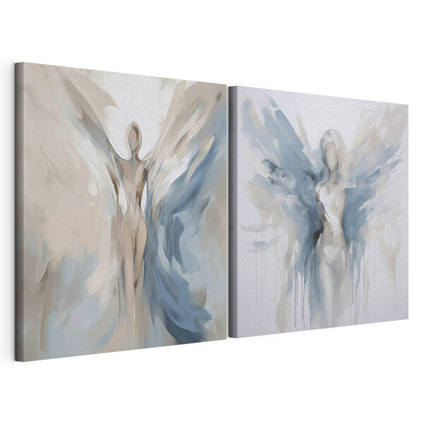 Tableau représentant une femme ailée Impression sur toile modulaire Tableau représentant une femme ailée