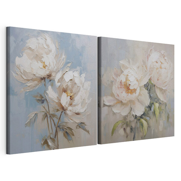Peinture de fleurs sur toile Impression sur toile modulaire Peinture de fleurs sur toile