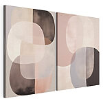Impression sur toile modulaire Paire d'œuvres d'art