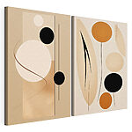 Impression sur toile modulaire Deux œuvres d'art