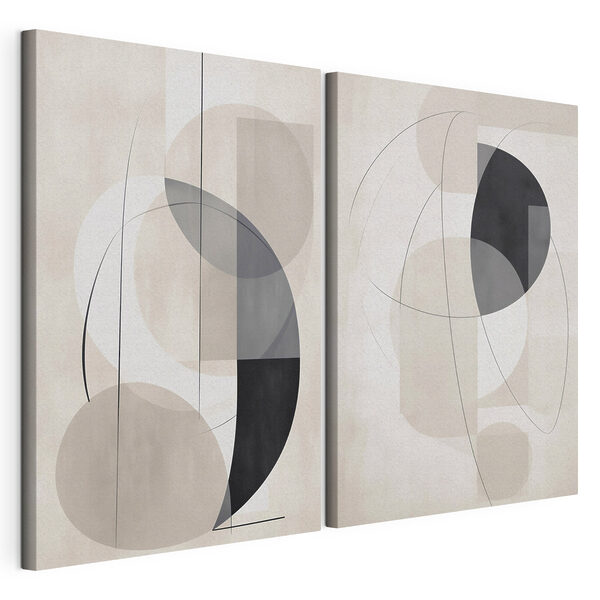 Impression sur toile modulaire Paire d’œuvres d’art