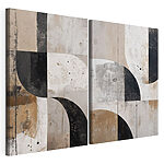 Impression sur toile modulaire Paire d'œuvres d'art