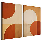Impression sur toile modulaire Collage d'un tableau