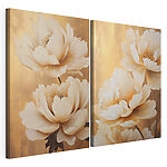 Impression sur toile modulaire - De magnifiques fleurs baignées de soleil