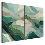 Impression sur toile modulaire Deux images d'un tableau