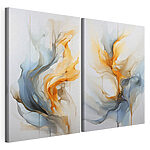 Impression sur toile modulaire Deux images d'un tableau