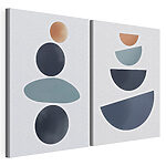 Impression sur toile modulaire Des formes simples en équilibre harmonieux