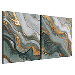Impression sur toile modulaire Motifs fluides aux couleurs vives