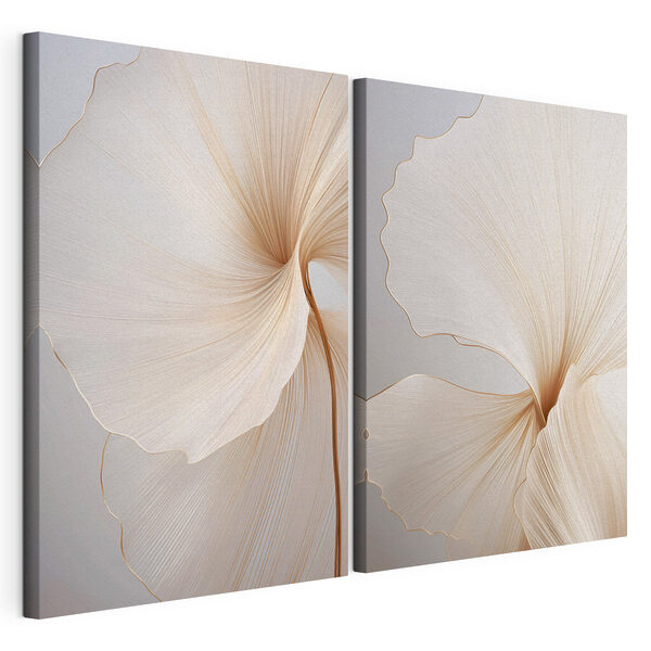 Impression sur toile modulaire Les lignes douces et fluides de la beauté de la nature