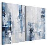 Impression sur toile modulaire Peinture représentant une ville