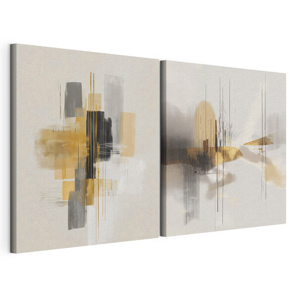 Impression sur toile modulaire Collage artistique
