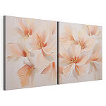 Impression sur toile modulaire Fleurs aux teintes douces et délicates