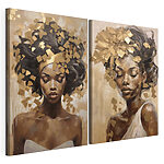 Impression sur toile modulaire Expressions de beauté et d'élégance