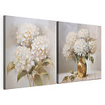 Impression sur toile modulaire Peinture représentant des fleurs dans un vase