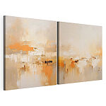 Impression sur toile modulaire Peinture représentant un paysage