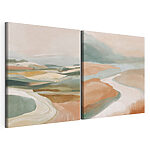 Impression sur toile modulaire Peinture représentant un paysage