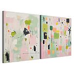 Impression sur toile modulaire Peinture de différentes couleurs