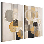 Impression sur toile modulaire Paire d'œuvres d'art