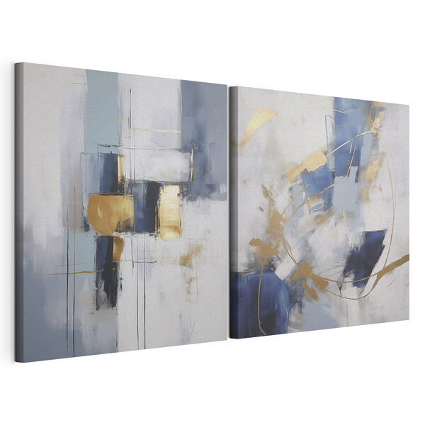 Deux œuvres d'art Impression sur toile modulaire Deux œuvres d'art