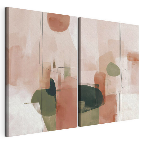 Impression sur toile modulaire Peinture représentant quelques objets
