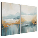 Impression sur toile modulaire Peinture représentant un paysage