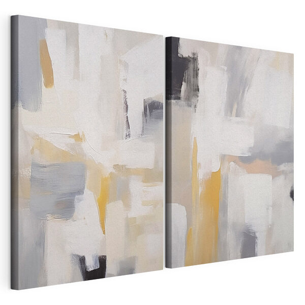 Paire d'œuvres d'art Impression sur toile modulaire Paire d'œuvres d'art