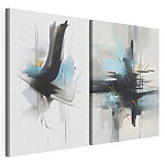 Impression sur toile modulaire Deux œuvres d'art