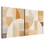 Impression sur toile modulaire Deux œuvres d'art