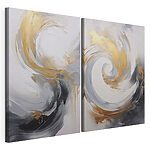 Impression sur toile modulaire Deux images d'un tableau