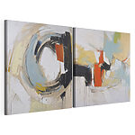 Impression sur toile modulaire Deux œuvres d'art