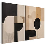 Impression sur toile modulaire Deux œuvres d'art