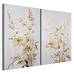 Impression sur toile modulaire Composition florale élégante aux tons doux