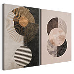 Impression sur toile modulaire Deux œuvres d'art